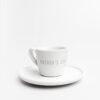 Father's Porcelán - hrníček & podšálek - espresso